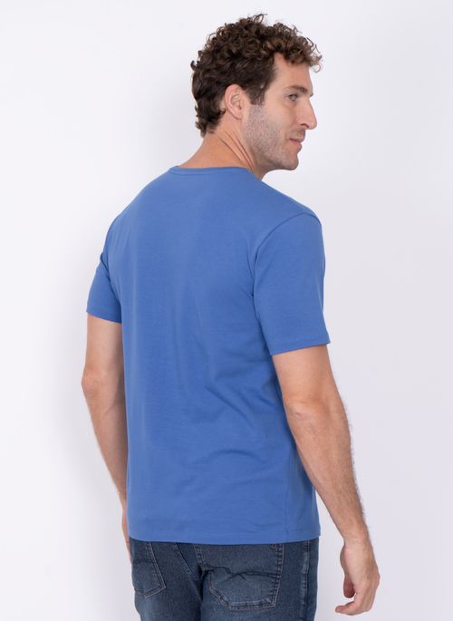 Camiseta Aleatory Stretch Azul Royal