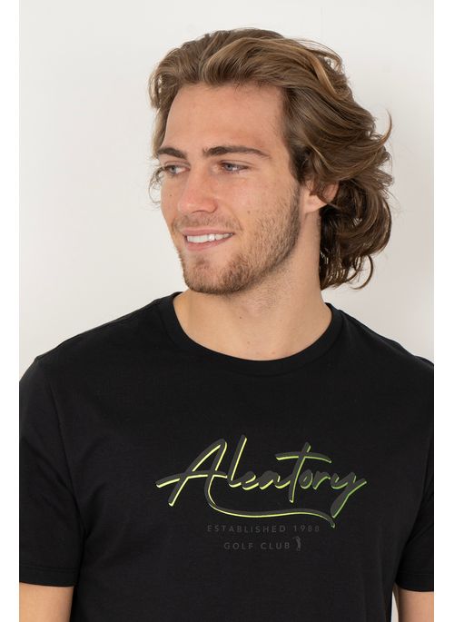 Camiseta Aleatory Estampada Established Preta
