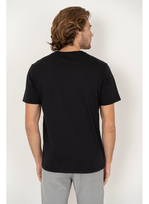 Camiseta Aleatory Estampada Established Preta