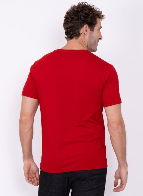 Camiseta Aleatory Estampada Golf Ball Vermelho