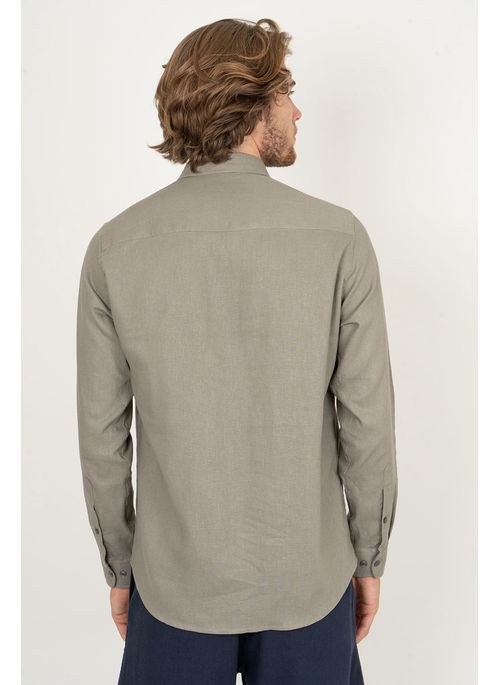 Camisa Aleatory Linho Chief Verde