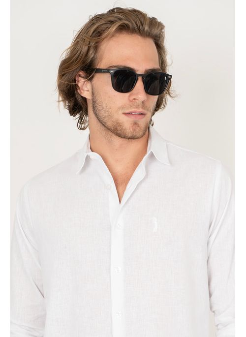 Camisa Aleatory Linho Chief Branco