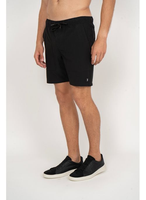 Shorts Liso Aleatory Rip Stop Preto