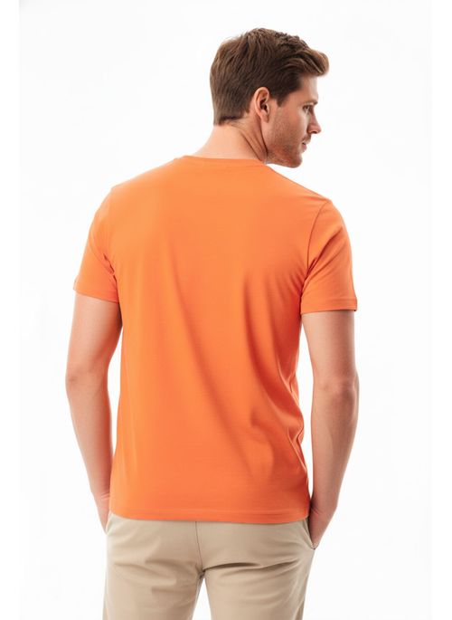 Camiseta Aleatory Lisa Laranja Melon