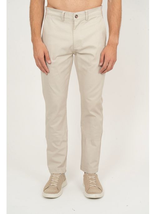 Calça Sarja Aleatory Bolso Faca Bege