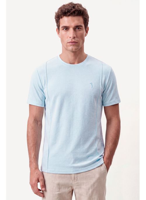 Camiseta Aleatory MC Diferenciada Terra Azul Claro