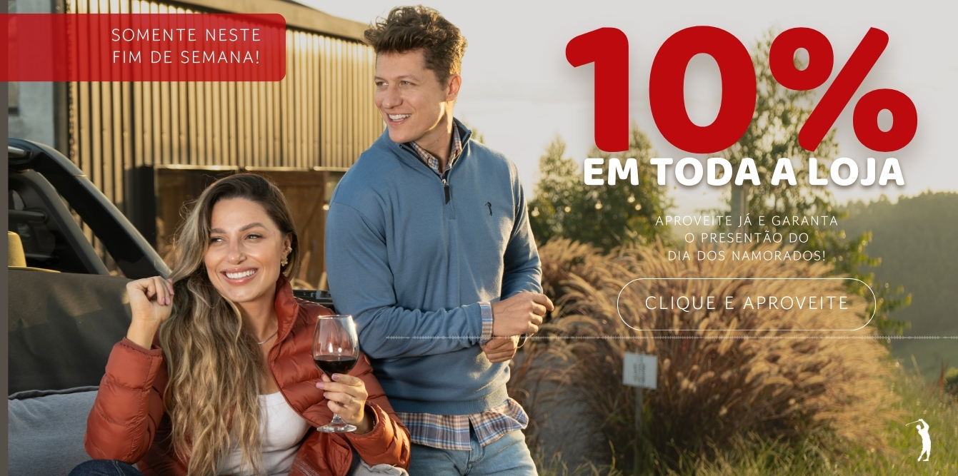 10% OFF somente no fim de semana!